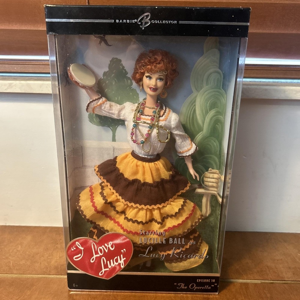 I Love Lucy Mattel Barbie Collector Doll Episode 38 The Operetta New In Box